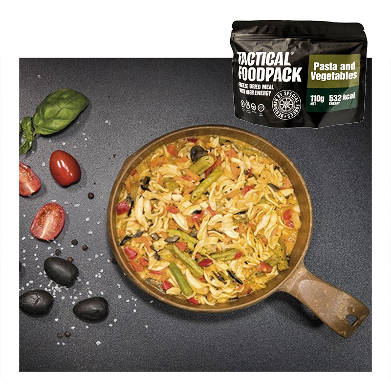 Tactical Foodpack Pasta and Vegetables    A