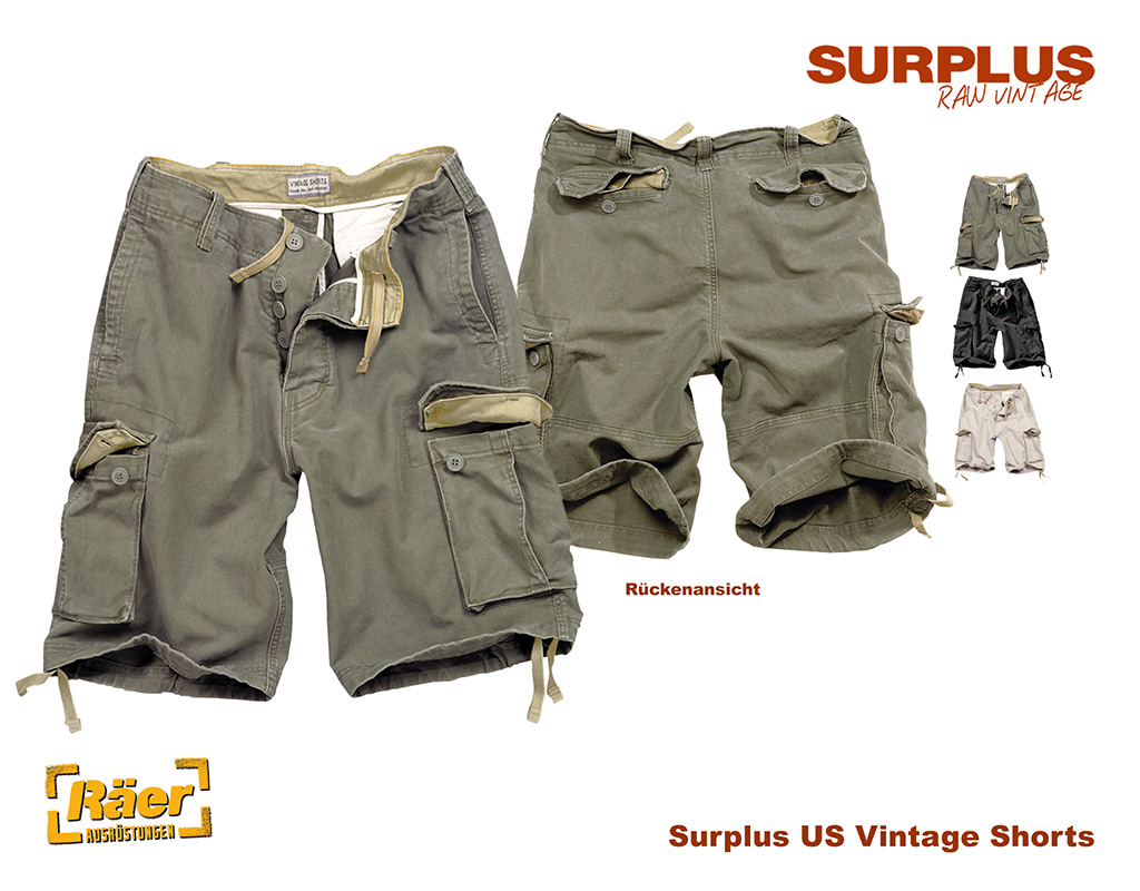 Surplus US Vintage Shorts washed    A