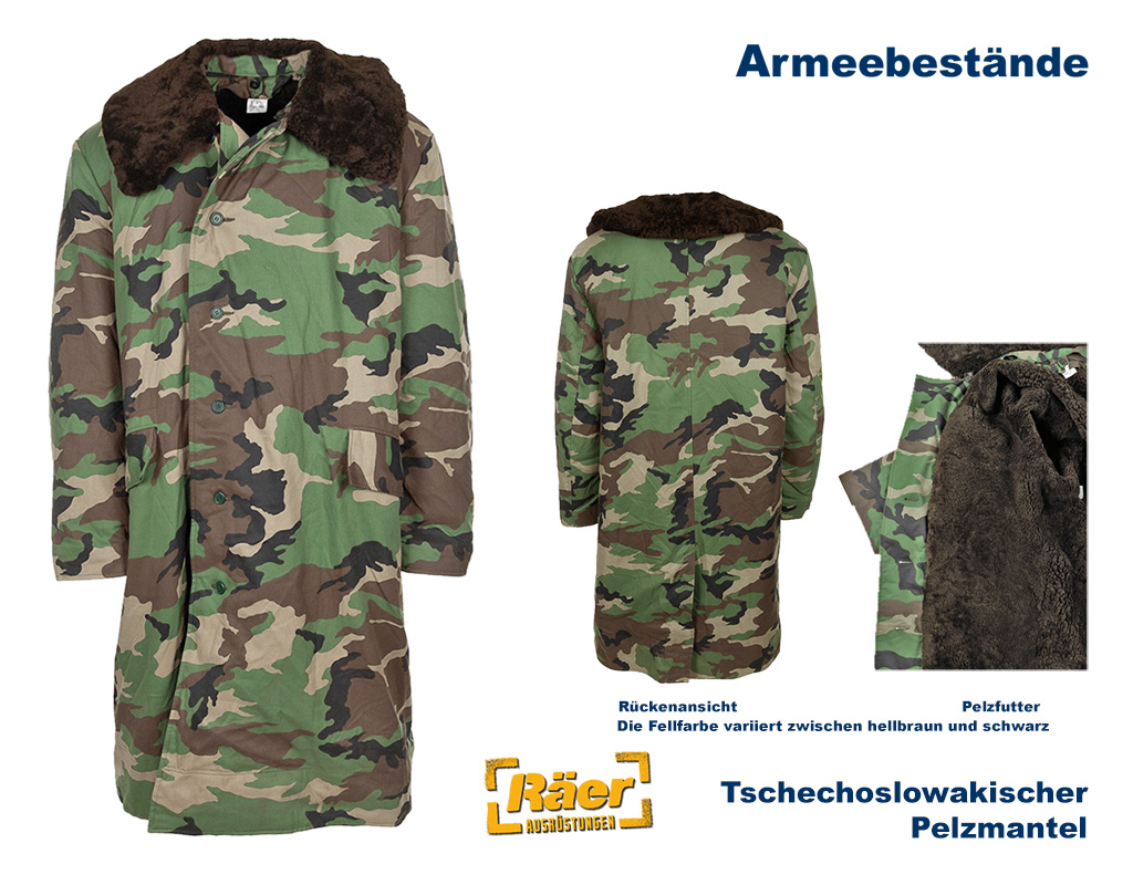 Tschechischer Pelzmantel, M97 tarn    B