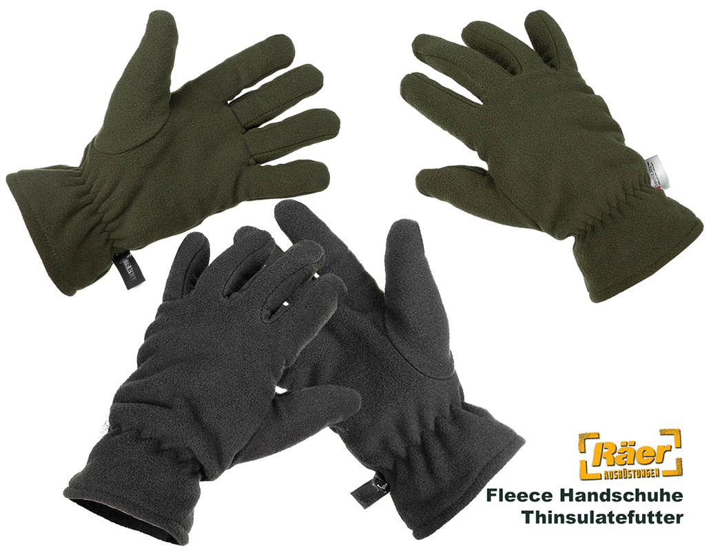 Fleece Handschuhe Thinsulate-Futter  A