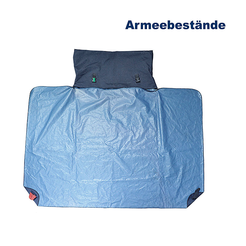 Britische Rucksacktasche mit Tarp, blau    B