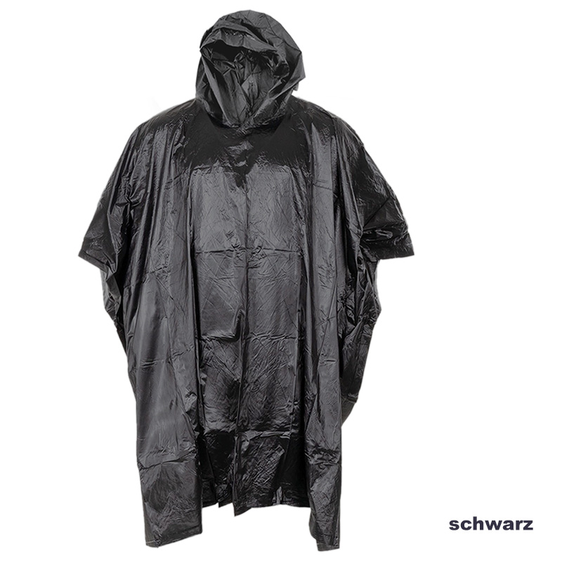 Regenponcho leicht, Vinylfolie, 0,12 mm    A