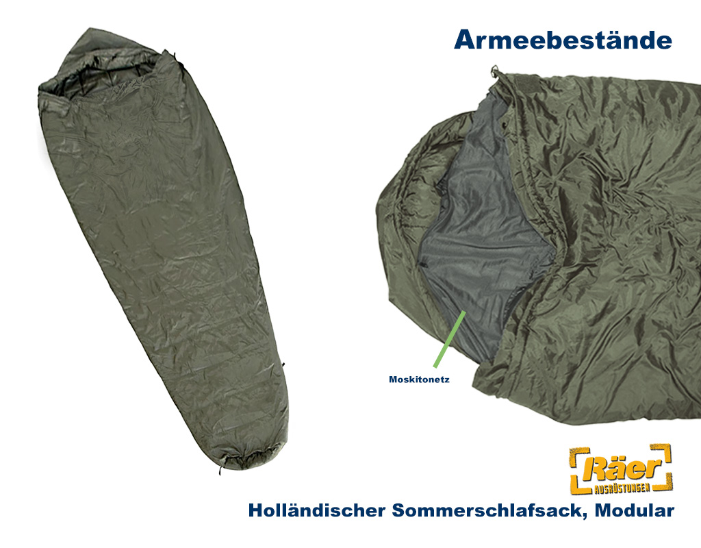 Holländischer Schlafsack Tropen, Modular    B