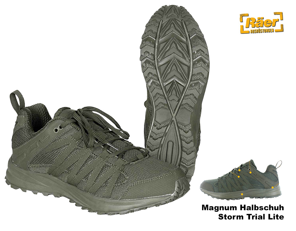 Magnum Halbschuh Storm Trail Lite, olive    A