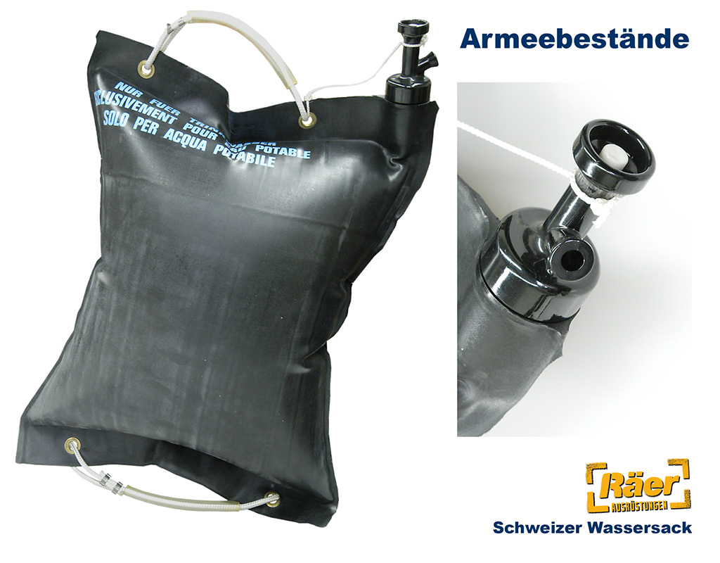 Schweizer Wassersack 20l, Gummi         A/B