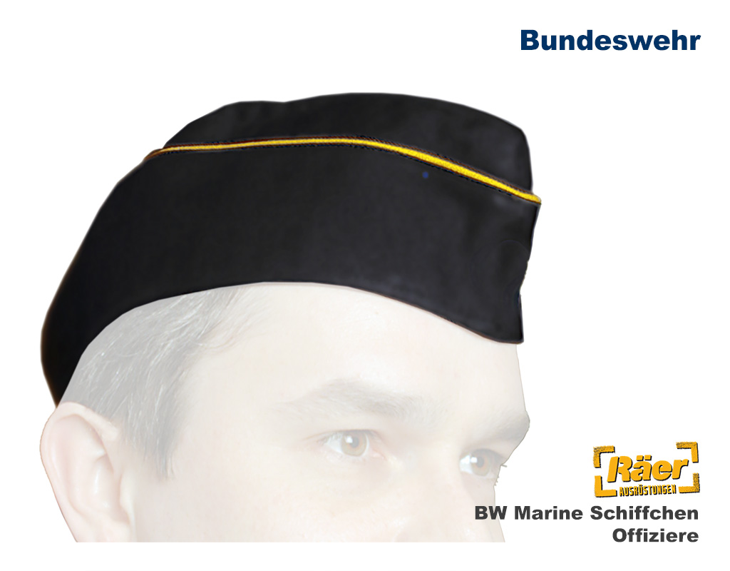 BW Schiffchen Marine, Offiziere, ohne Kokarde B