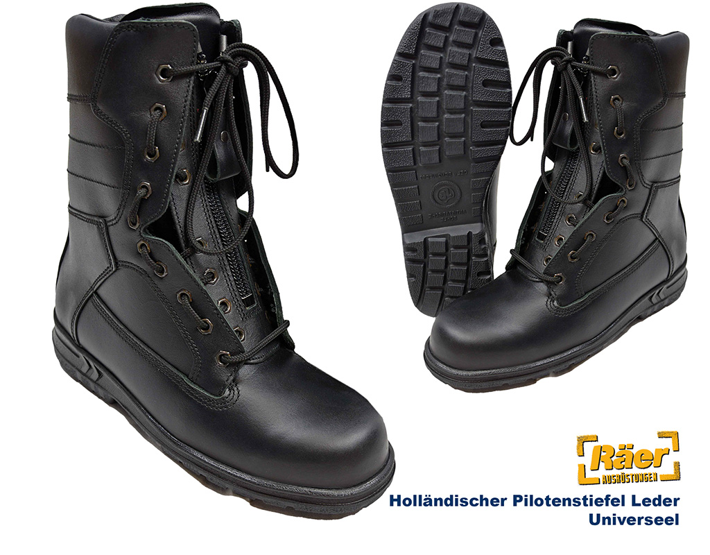 Holländischer Pilotenstiefel Universeel, Leder A/B