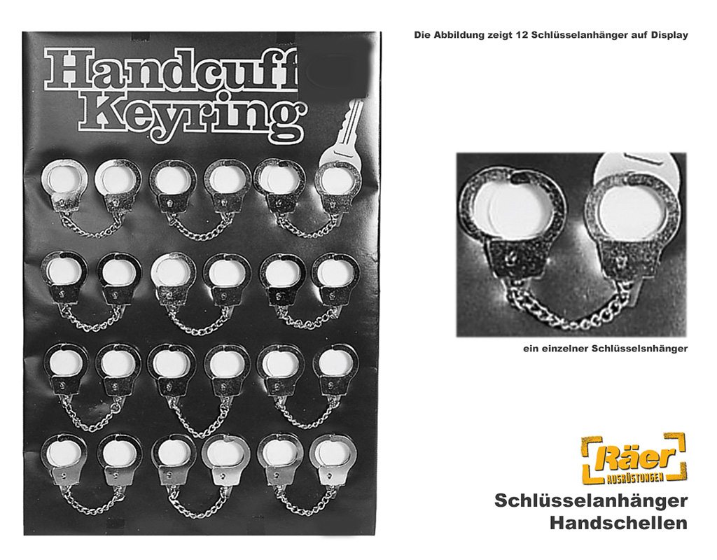 Schlüsselanhänger HANDSCHELLEN    A