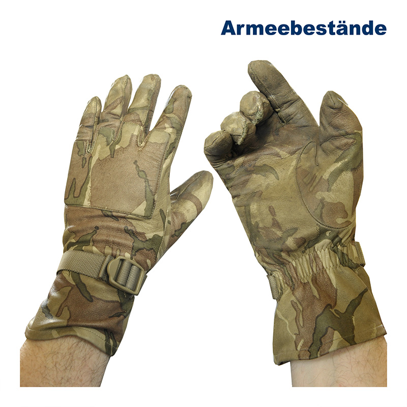 Britische Lederhandschuhe Warm Weather, MTP    B