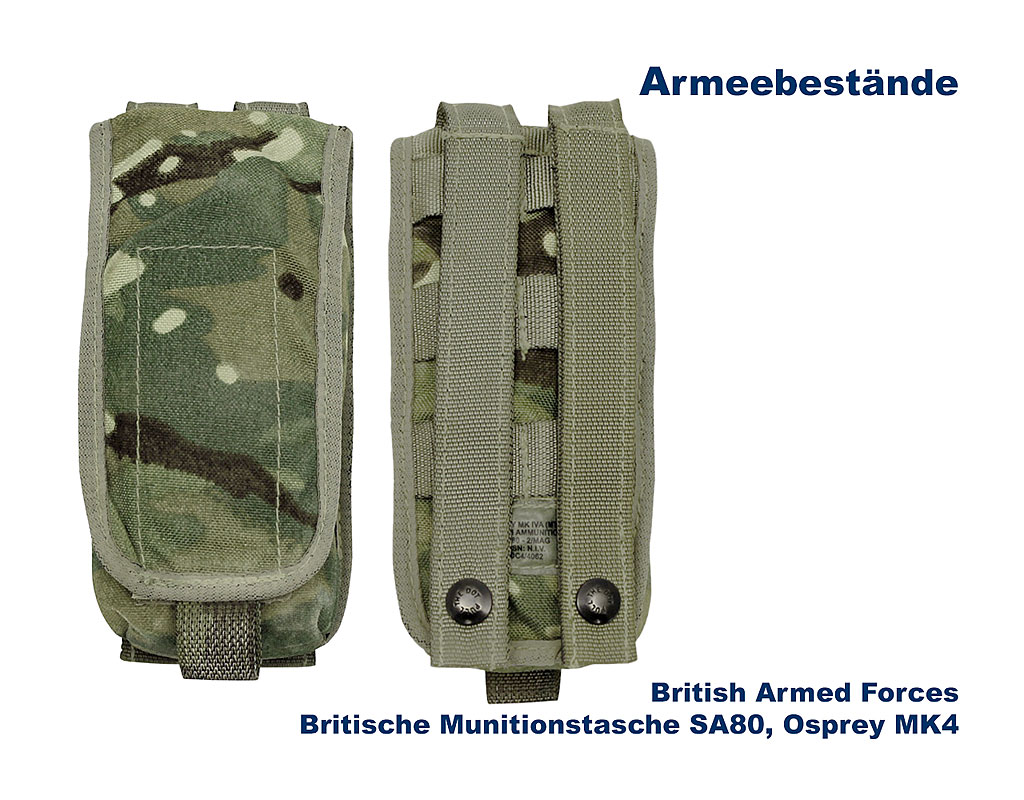 Britische SA80 Magazintasche f. 2 Magazine    A/B