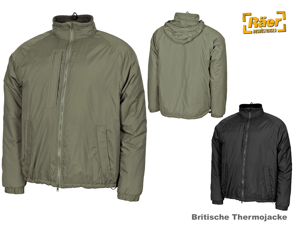 Britische Thermojacke mit Kapuze    A