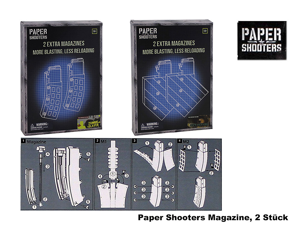 Paper Shooters Magazine, Bausatz, 2 Stück    A
