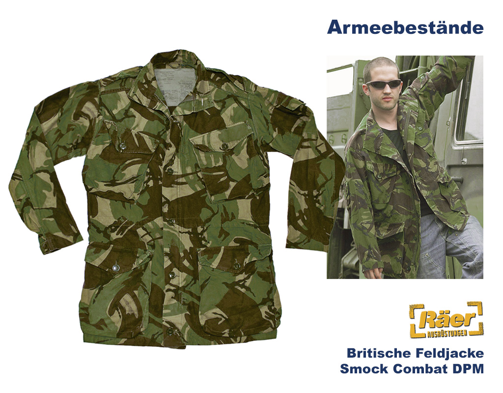 Britische Feldjacke Smock Combat DPM    B