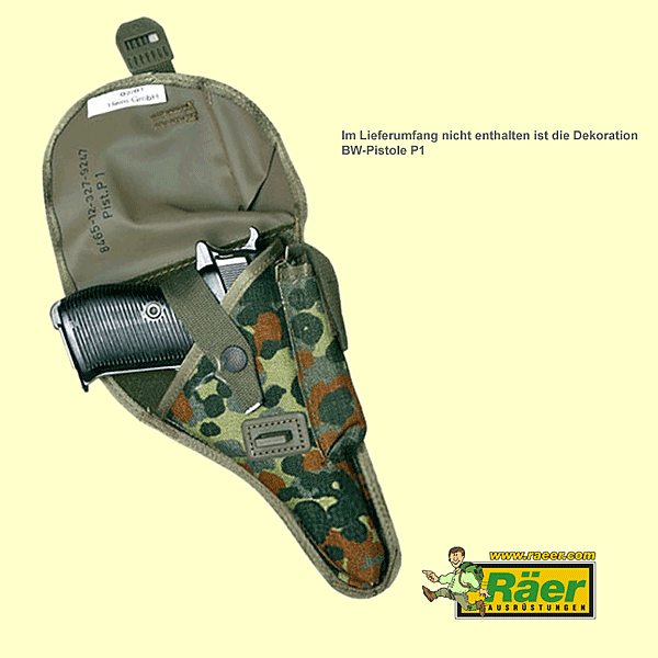 BW Pistolentasche P1 flecktarn    A