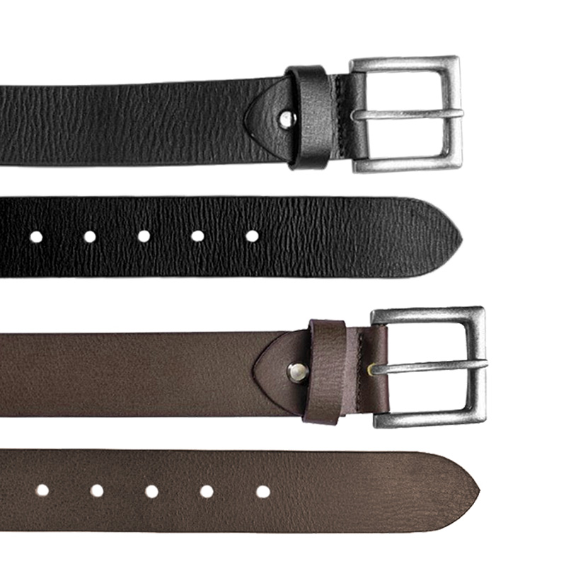 Hosengürtel Nappaleder 38mm, Eindornschnalle    A
