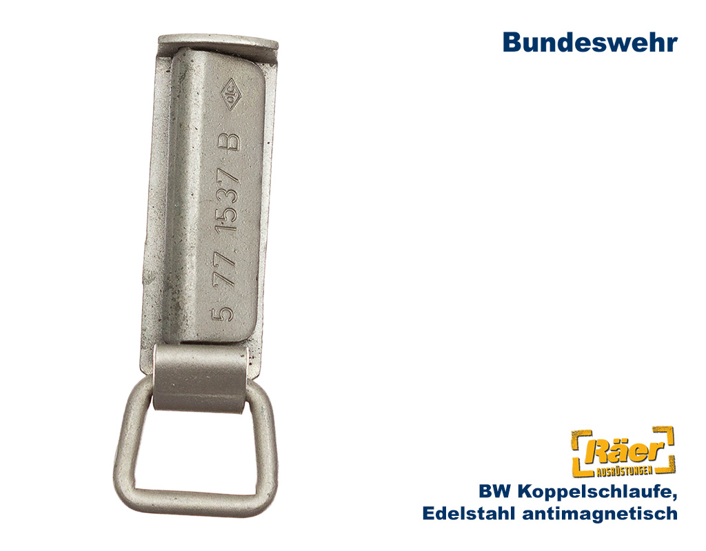 BW Koppelschlaufe, Edelstahl    B