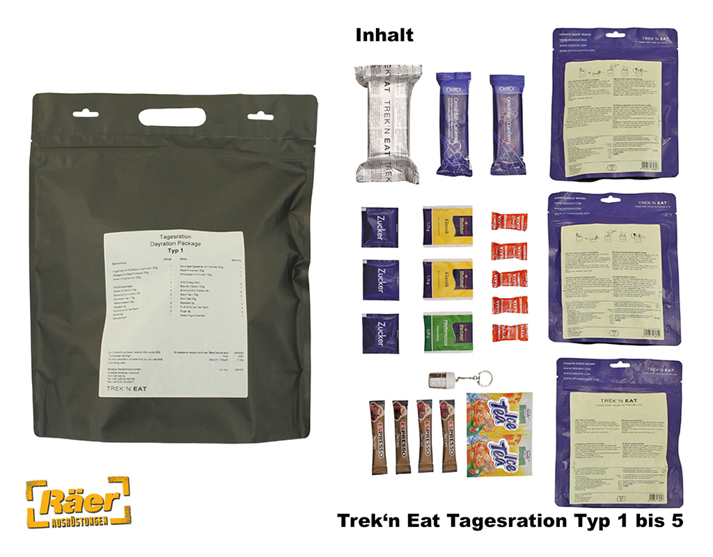 Trek´n Eat Tagesration 4300 Kcal   A