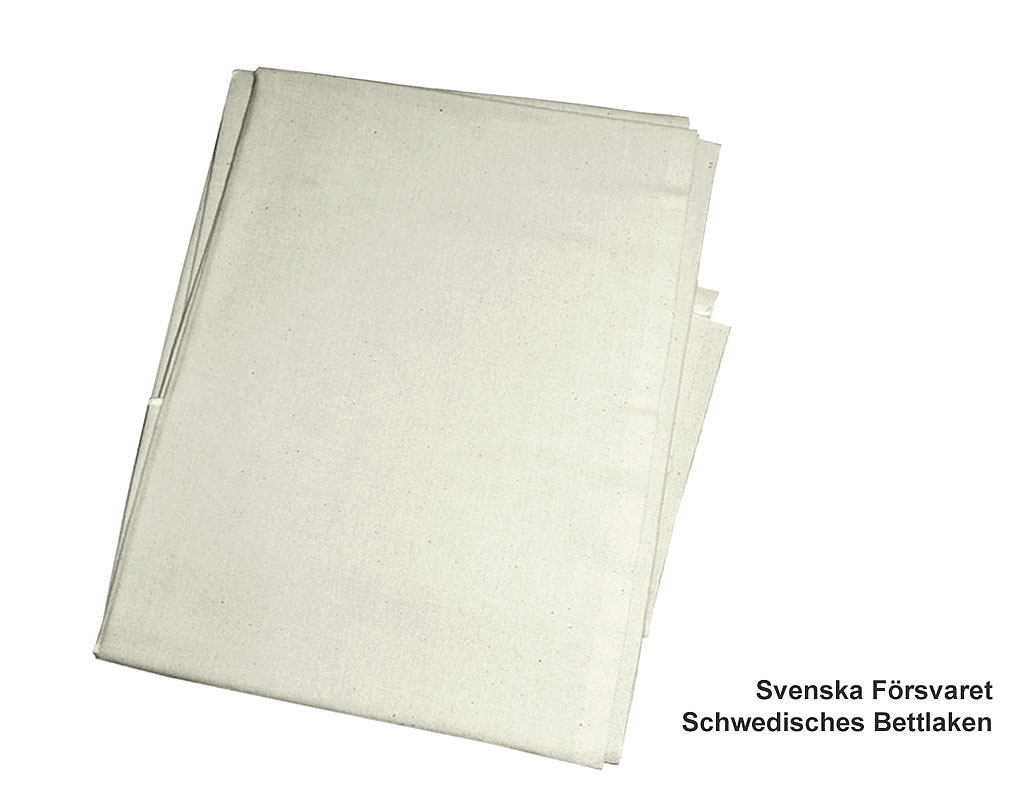 Schwedisches Bettlaken, 176 x 96 cm    A/B