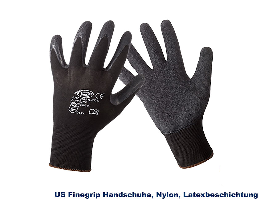 US Tasthandschuhe Finegrip EN388    A