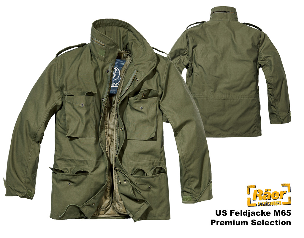 US Feldjacke M65, Premium Select, oliv A