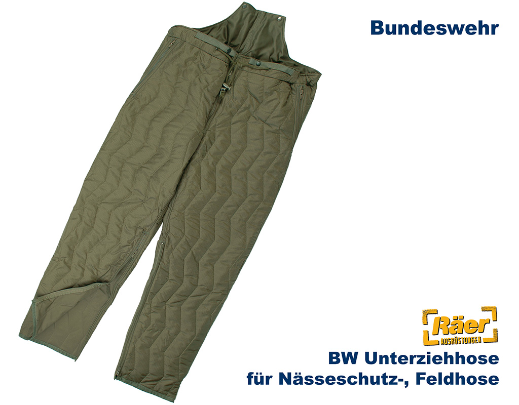 BW Unterziehhose für Nässeschutzhose    A