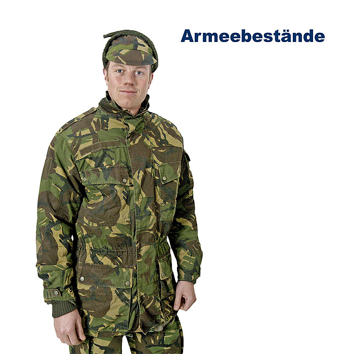 Holländischer Doppelparka, Webpelz + Laminatf... B