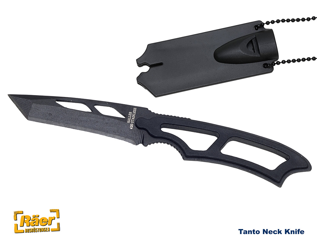 Tanto Neck Knife schwarz    A