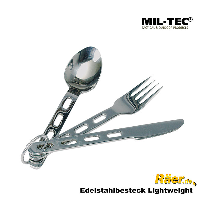 Edelstahlbesteck Lightweight, 3-teilig    A
