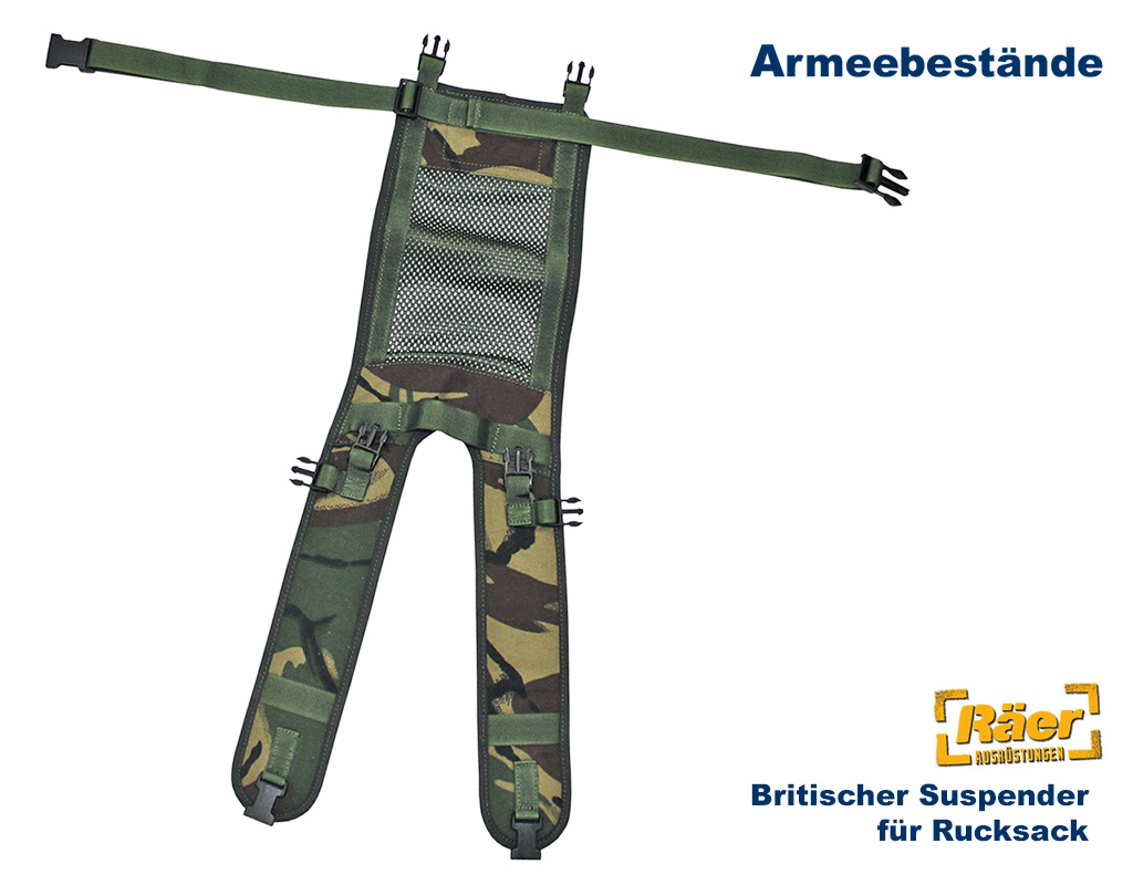 Britisches Tragegestell, Fastex,Suspender Rucks. B