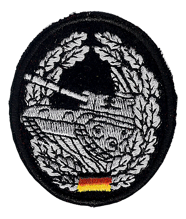 Artikelbild 1 des Artikel: BW Barettabzeichen, Textil, Maschinen gestickt A BW Barettabzeichen, Textil, Maschinen gestickt A