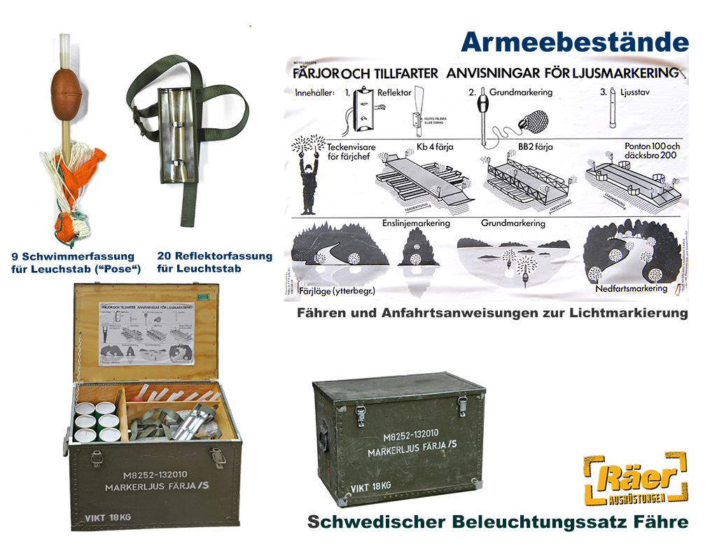 Schwedischer Beleuchtungssatz Fähre    B