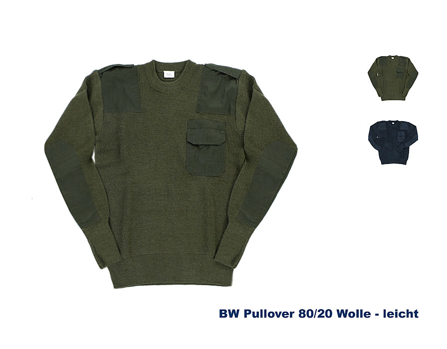 BW Pullover, 80/20 Wolle - leicht    A