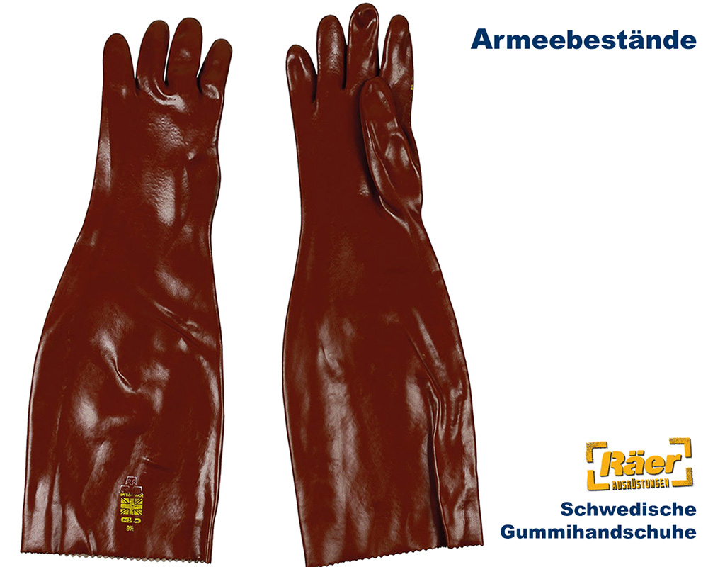 Schwedische Gummihandschuhe    A/B