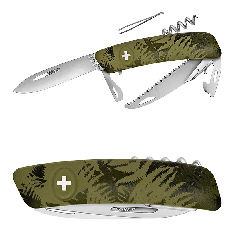 Swiza Schweizer Messer C05 Silva Säge, farn camo A