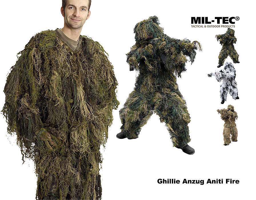 Artikelbild 1 des Artikel: Ghillie Suit "Anti-Fire" Tarnanzug, 4 Teilig... A Ghillie Suit "Anti-Fire" Tarnanzug, 4 Teilig... A