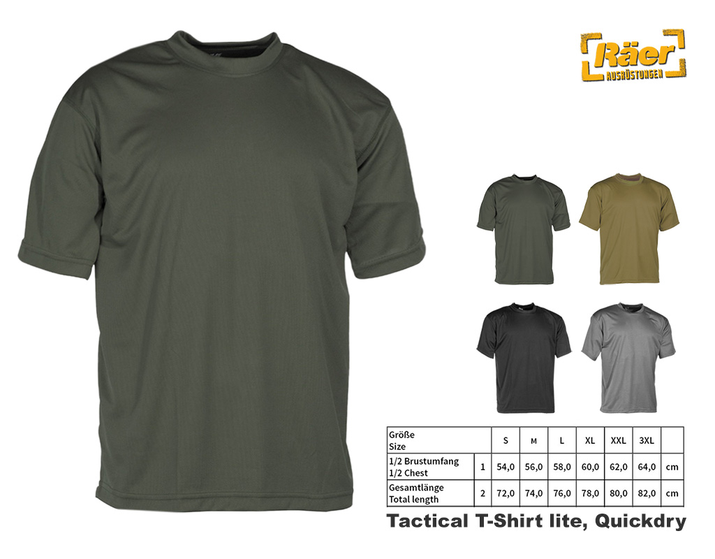 Tactical T-Shirt lite, Quickdry... A