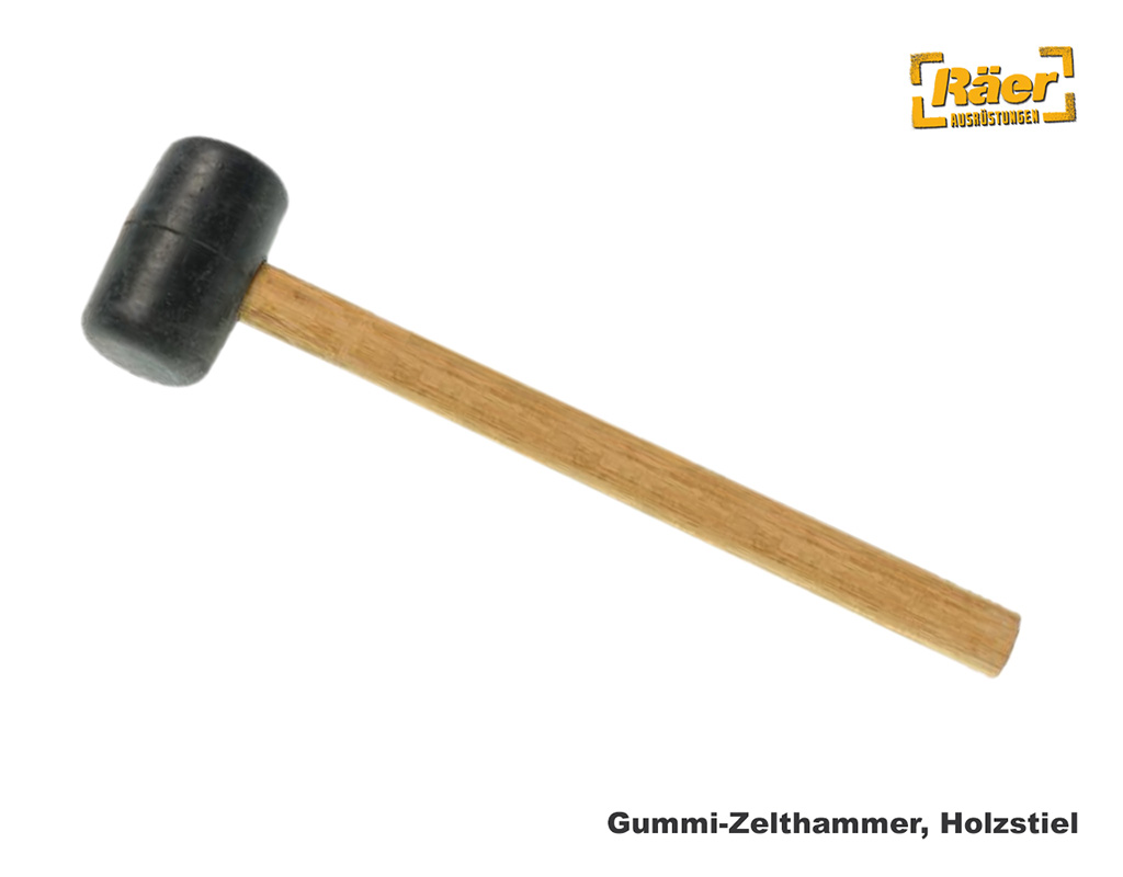 Zelthammer, Hartgummi , 335 g   A