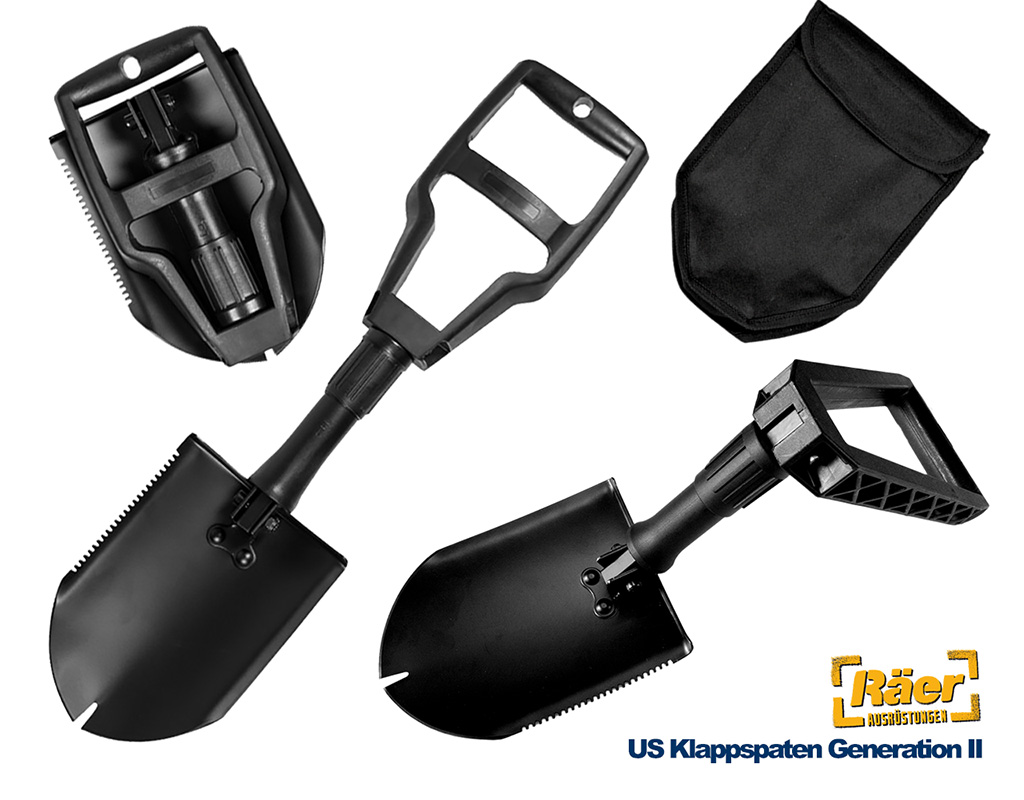 US Dreifachklappspaten Generation II    A