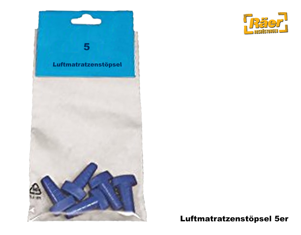 Luftmatratzenstöpsel, 5-er Pack    A