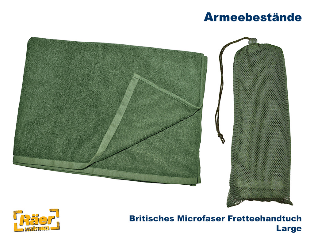 Britisches Microfaser Frotteehandtuch, Large  B