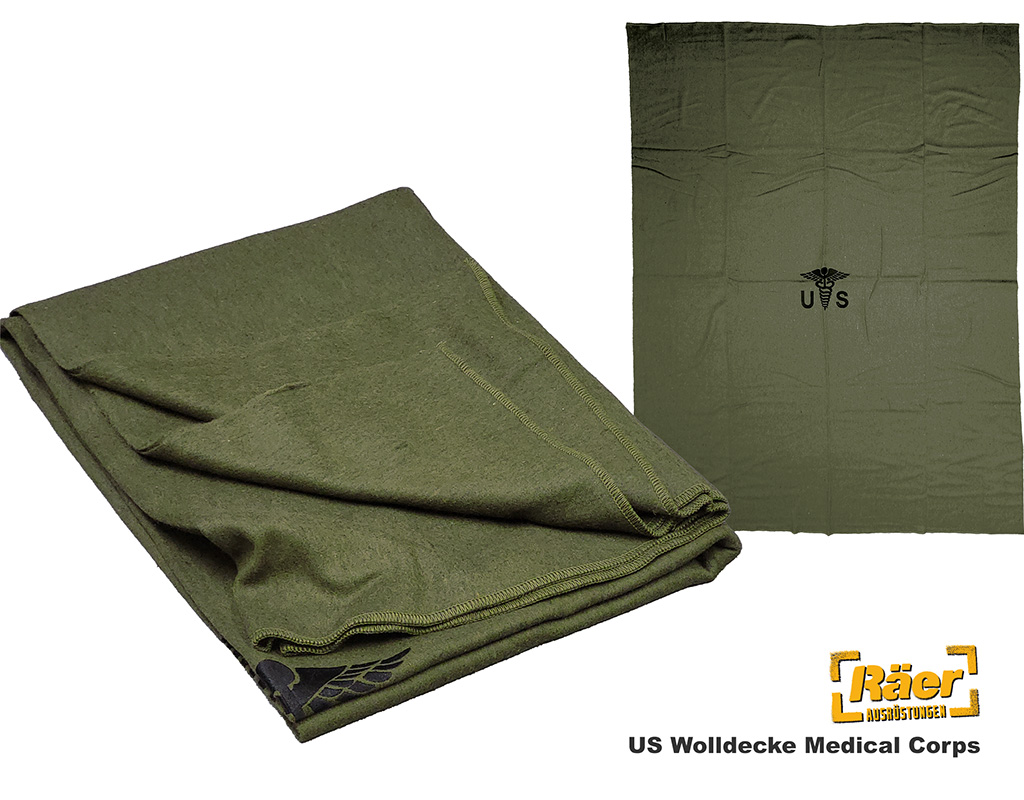 US Wolldecke Medical Corps, oliv, 65% W    A