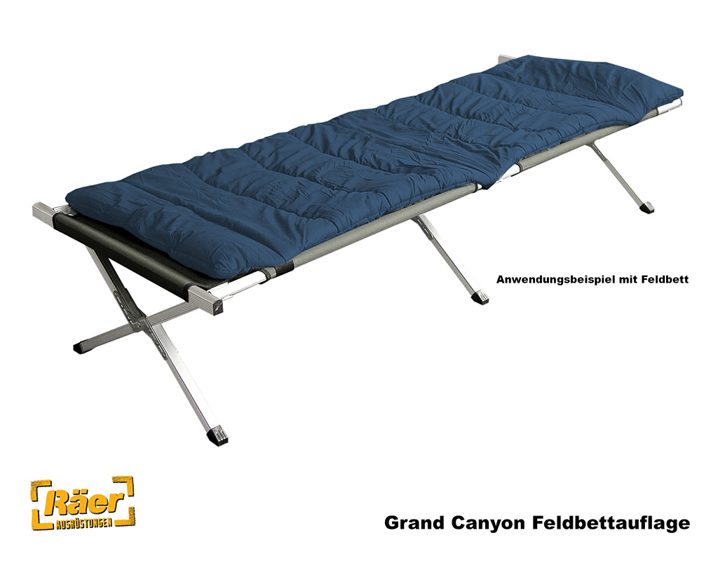 Grand Canyon Feldbettauflage L, dark blue    A