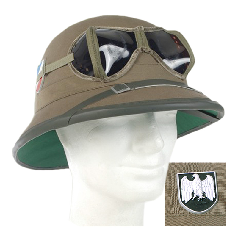 WH Tropenhelm mit Brille - Repro    A