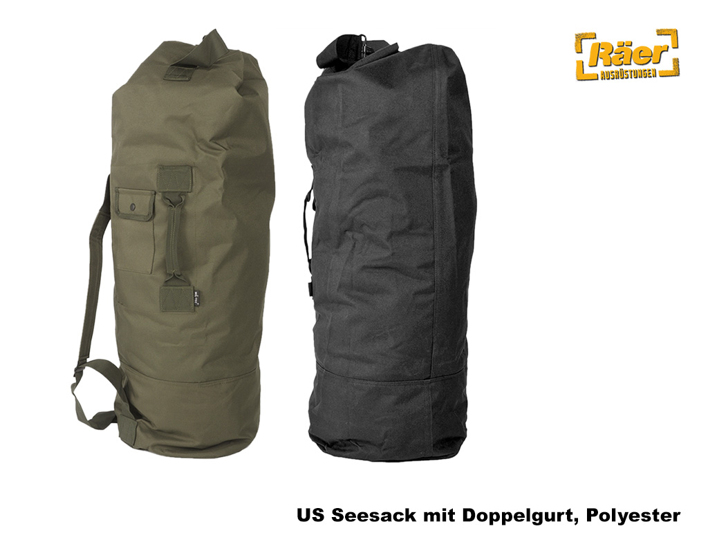 US Seesack Polyester, Doppelgurt, 90 x 51    A