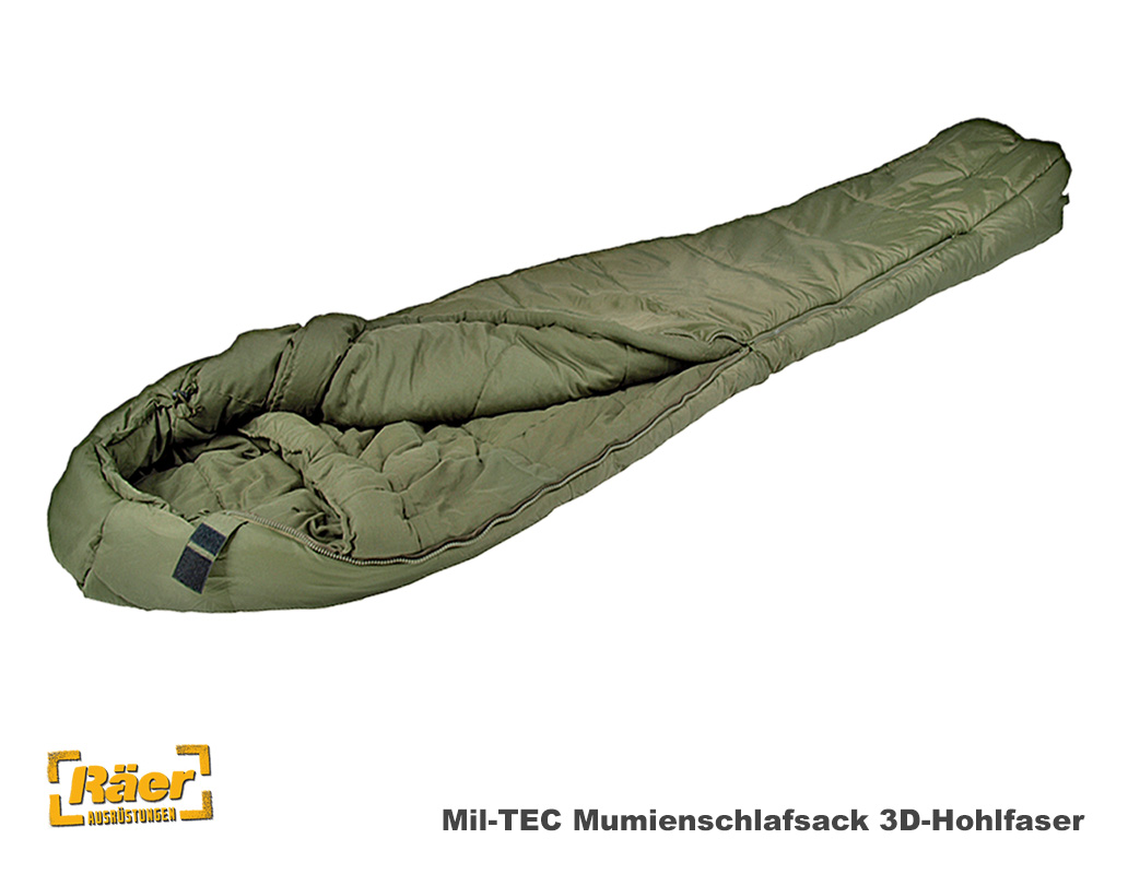 Mil-Tec Mumienschlafsack 3D Hollowfiber    A