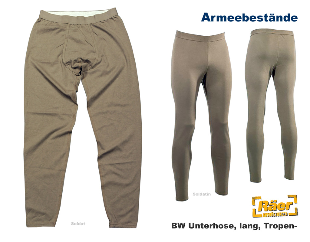 BW Unterhose lang, Tropen, coyote    A/B