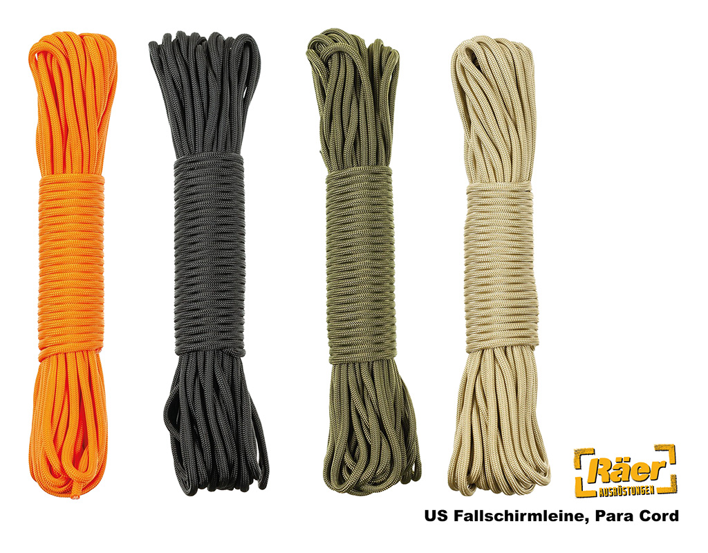 US Fallschirmschnur 50 ft (15,24m)    A