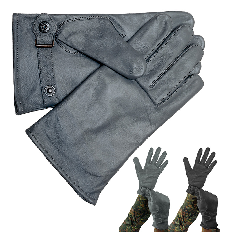 BW Lederhandschuhe, gefüttert, Ziegenleder,Repro A