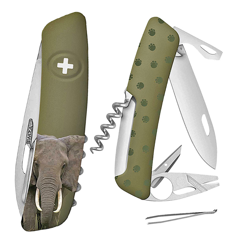 Swiza Schweizer Messer TT03 Elefant, khaki A