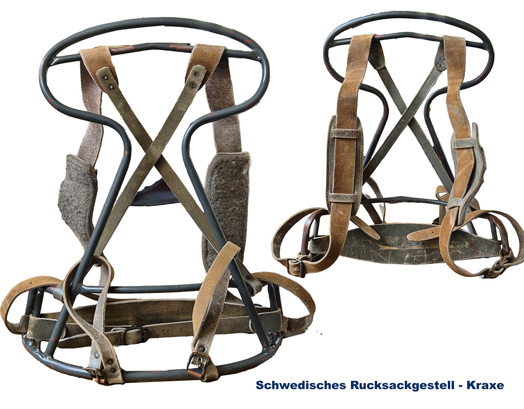 Schwedische Rucksackkraxe, Tragegestell    B